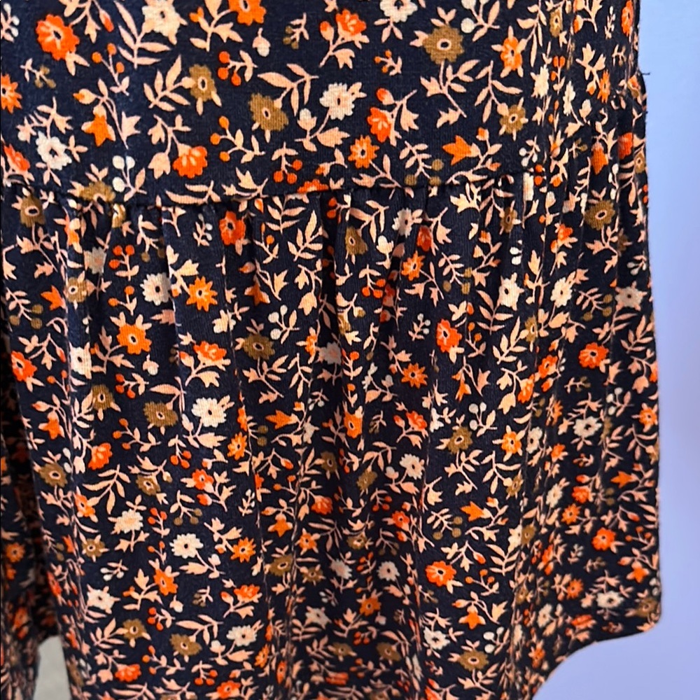 Boden Floral Print Dress - Blue and Orange size 6. - Picture 5 of 13